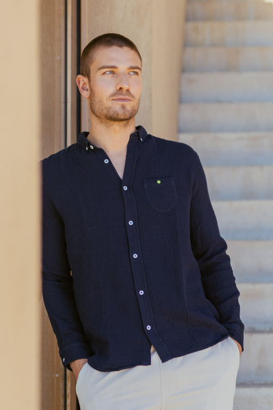 Chemise en gaze de coton