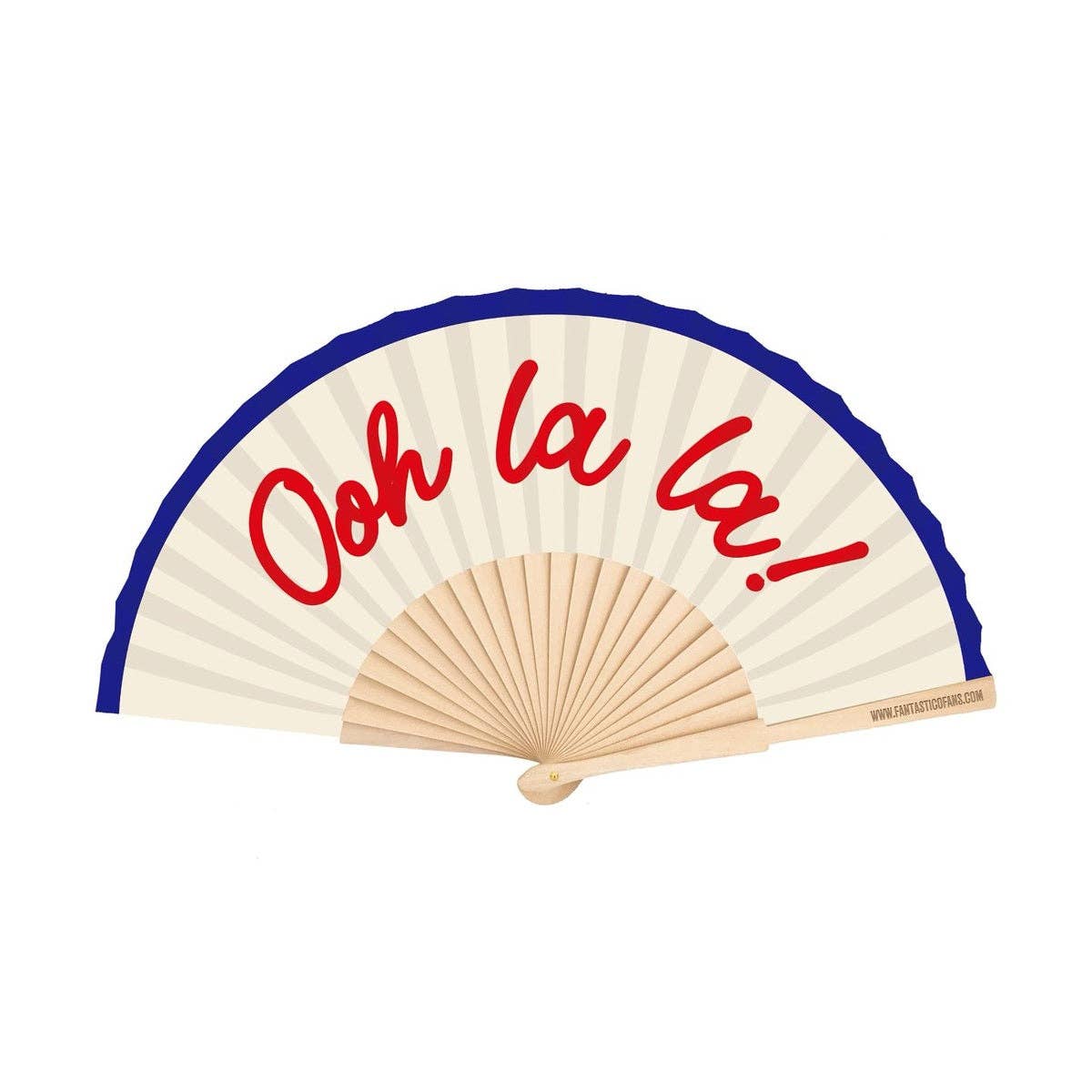 Ventilateur Ooh La La Script 23cm - Duckstore_narbonne