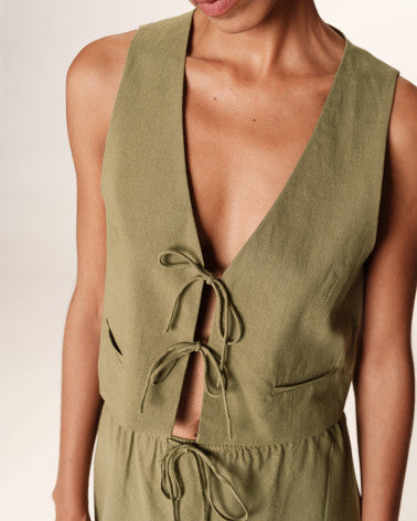 GILET VERT RUBENS - Duckstore_narbonne