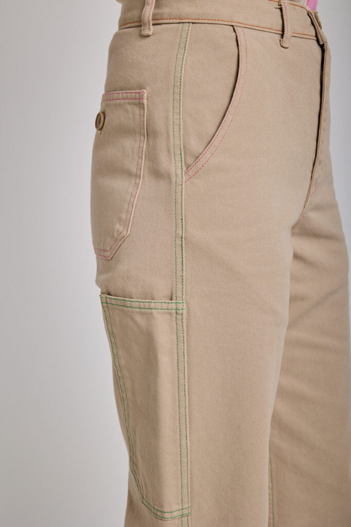 Pantalon Pigment GRAINE - Beige