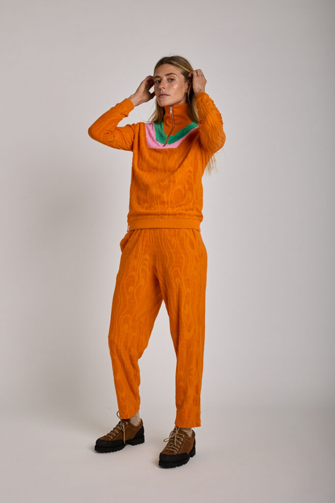 sweat manche longue GRAINE - orange