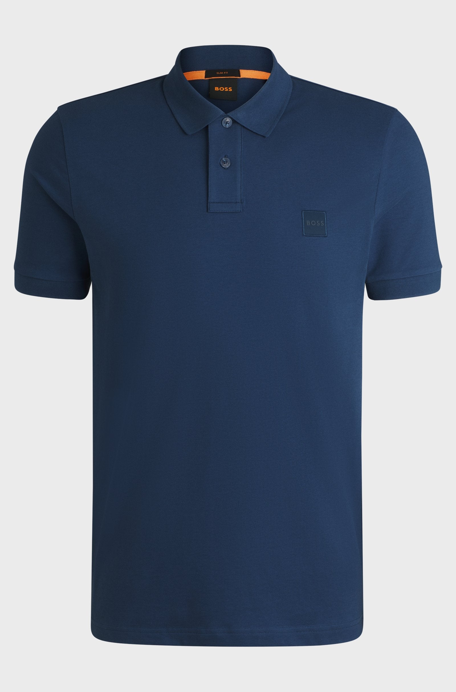 Polo Slim en coton stretch à patch logoté - Duckstore_narbonne